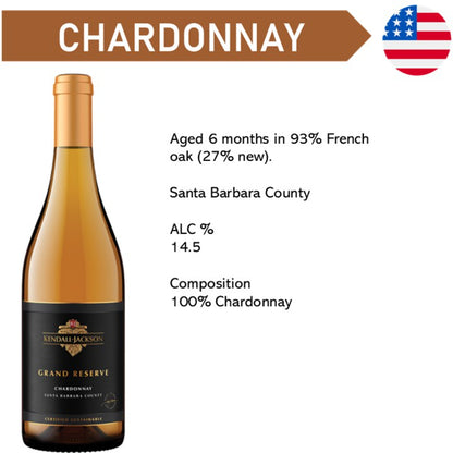 Kendall Jackson Grand Reserve Chardonnay - White Wine 2023