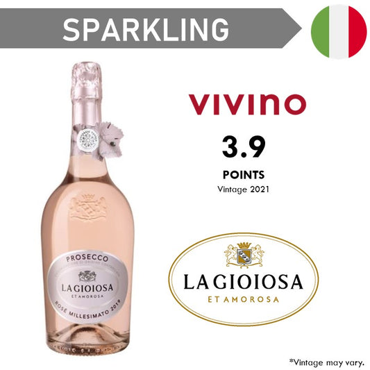 La Gioiosa Rose DOC Millesimato Prosecco - Sparkling Wine 2022
