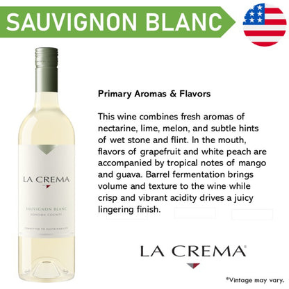 La Crema Sonoma Coast Sauvignon Blanc - White Wine 2022