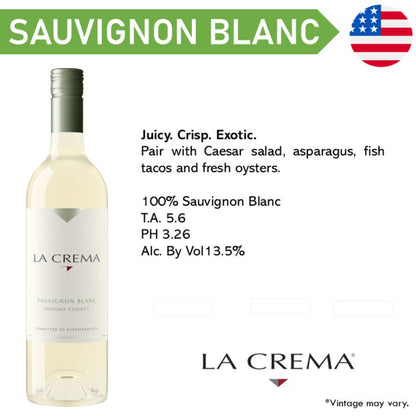 La Crema Sonoma Coast Sauvignon Blanc - White Wine 2022