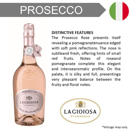 La Gioiosa Rose DOC Millesimato Prosecco - Case6