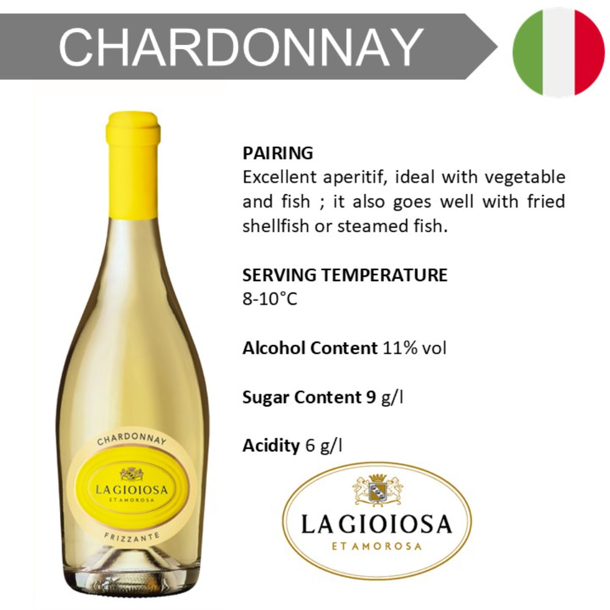 La Gioiosa Chardonnay - Case6