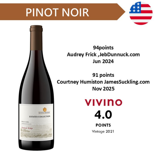 Kendall Jackson Estate Outland Ridge Pinot Noir - Red Wine 2021