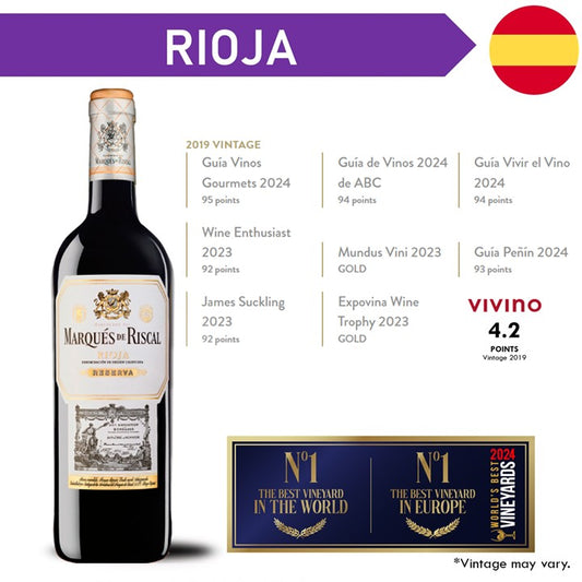 Marques de Riscal Reserva Rioja - Red Wine 2020