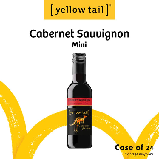 Yellow Tail Mini Cabernet Sauvignon - Red Wine - case24
