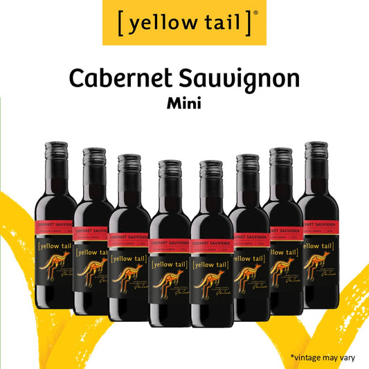 Yellow Tail Mini Cabernet Sauvignon - Red Wine - Case8