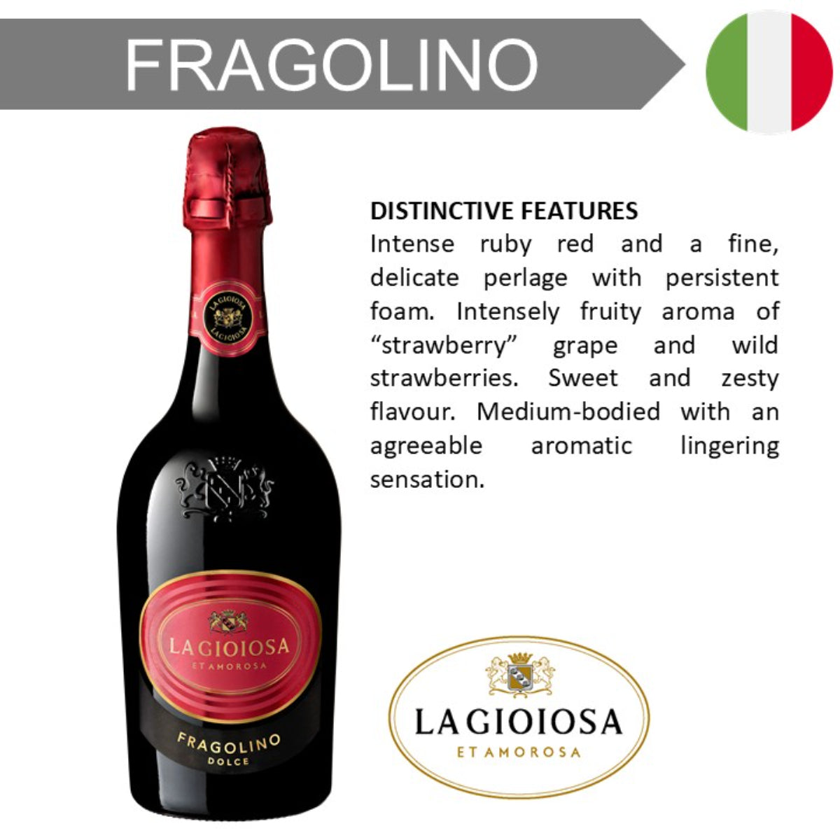 La Gioiosa Fragolino Rosso NV