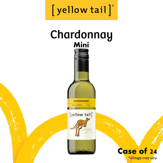 Yellow Tail Mini Chardonnay - White Wine - Case24