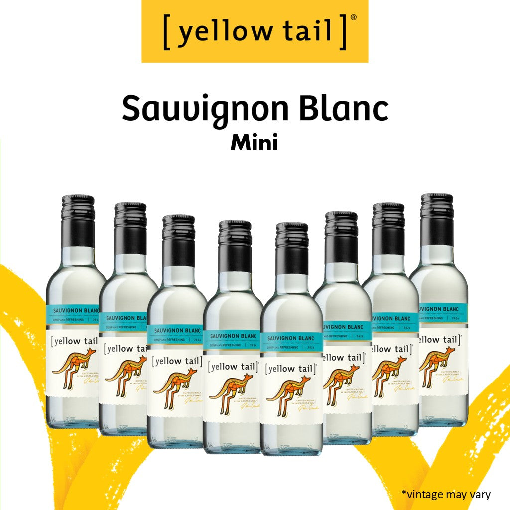Yellow Tail Mini Sauvignon Blanc - White Wine - Case8