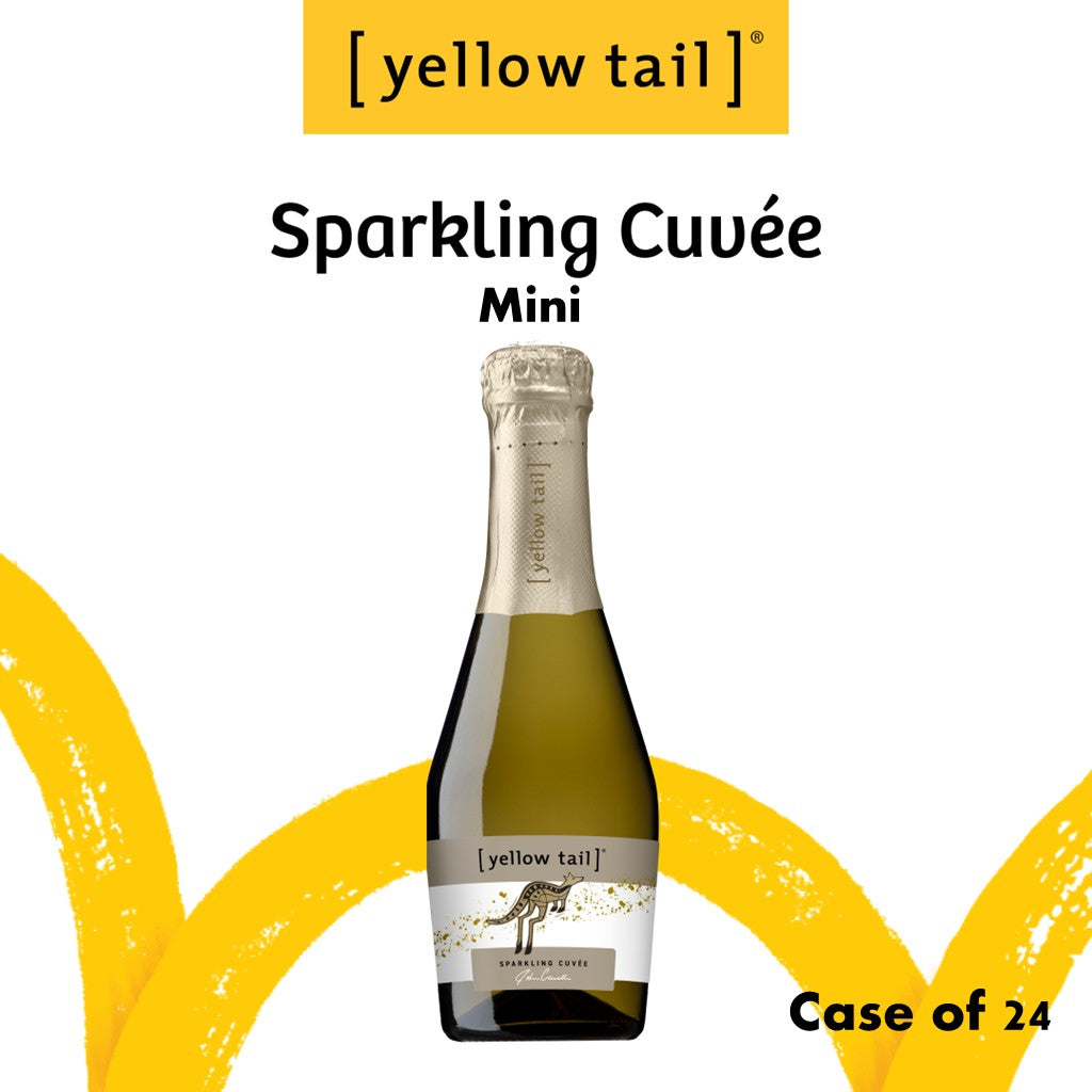 Yellow Tail Mini Bubbles White - Sparkling Wine - Case24